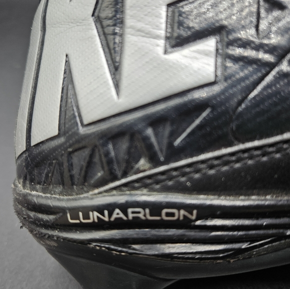 Nike CODE PRO Black, Silver Large Logo, Mens Cleats, Sz 12.5 - Picture 5 of 10